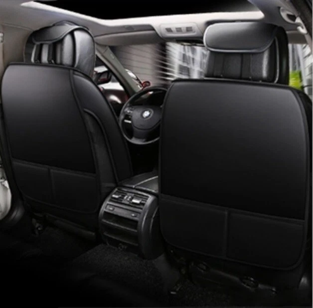 Coprisedili Sportivi In PU Nero Set Completo Per Skoda Enyaq Octavia Kamiq - Immagine 4 di 4