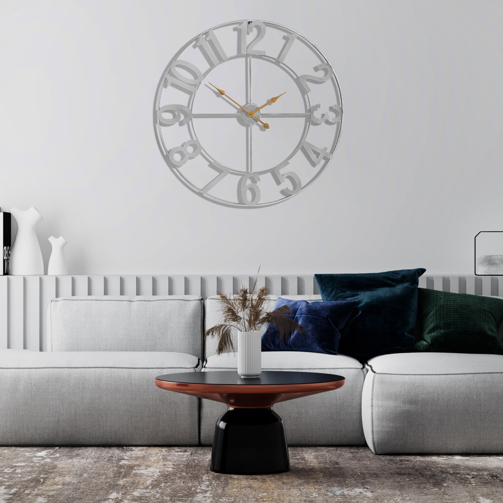 Sorbus Large Wall Clock - 32 inch Battery Operated Analog Decorative Wall Clock