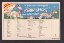 Kent MARGATE Lazy-Gram c1950/60s postcard published by Butlin's