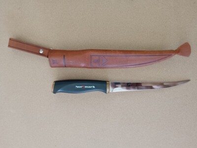 Vintage 1967 Normark Finland Fiskars Stainless Fillet Knife w