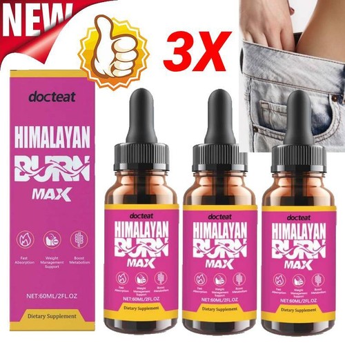 3PACK Himalayan Burn Max Advanced Liquid DropSupplement 60ML 30% OFF=
