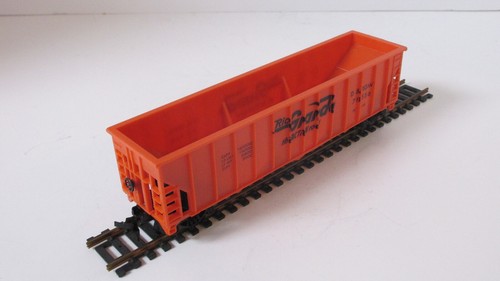 Hopper 3 bay RioGrande D&RGW 78556 Orange plastic Model Prower in box #9179 HO. - Picture 12 of 22