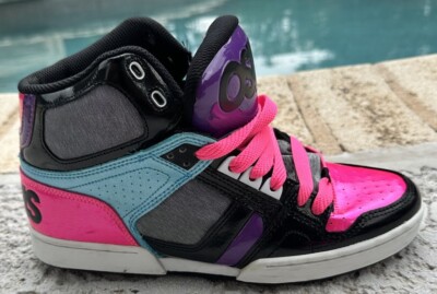 Purple Osiris Shoes Rainbow Skate Shoes Pink Osiris Shoes