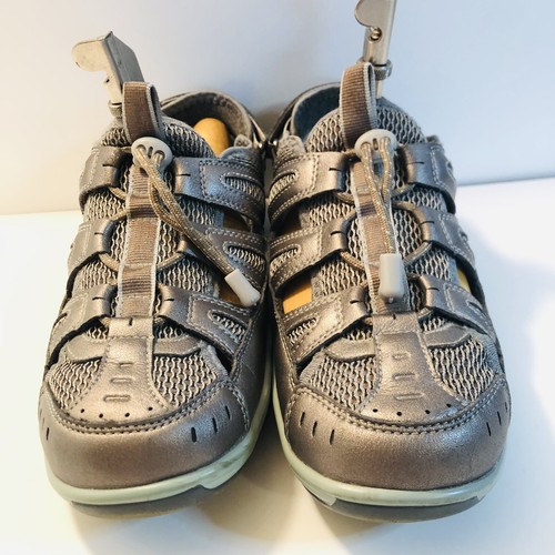 OrthoFeet 997 Verona Sandals Women’s X-WIDE Size 7.5 Pewter Silver 2E - Picture 7 of 11