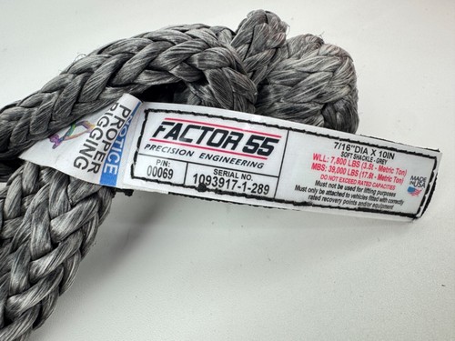 Polea de retención de cuerda de grillete Factor 55 22000 libras capacidad máxima 00264 - Imagen 7 de 9