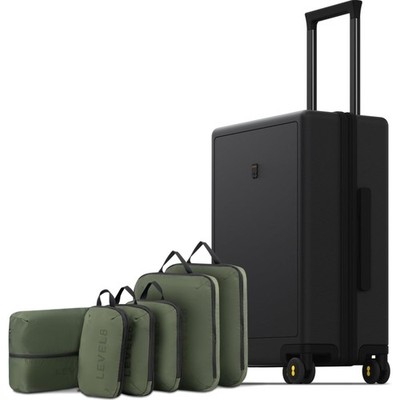 Handgepäck Koffer, Leichtes 100% Polycarbonat, Trolley Koffer, Hartschalen, T...