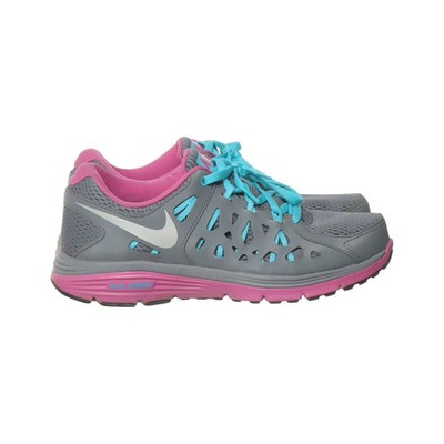 Nike, Sneaker, Größe: 40 1/2, Dual Fusion Run 2, Grau/Pink/Blau, Damen #Gs3