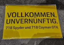 porsche Schild