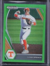 2021 Panini Prizm Draft Picks #PDP154 Liam Spence Lime Green Prizm #/75