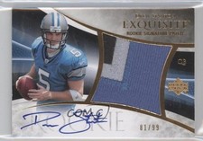2007 Exquisite Collection Parallel 1 81/99 Drew Stanton #122 Patch Auto 3c4