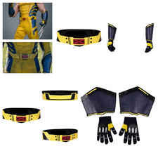Wolverine Vajra Wolf Cosplay Belt Gloves Wristguard Set party Deluxe Accessries