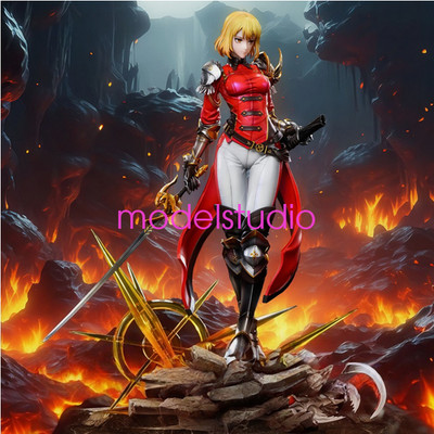 MG Studio Solo Leveling Cha Hae-In Model PU 1/6 Scale in stock H33cm Painted