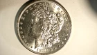 1883 Morgan Dollar, Stunning Blast white BU!