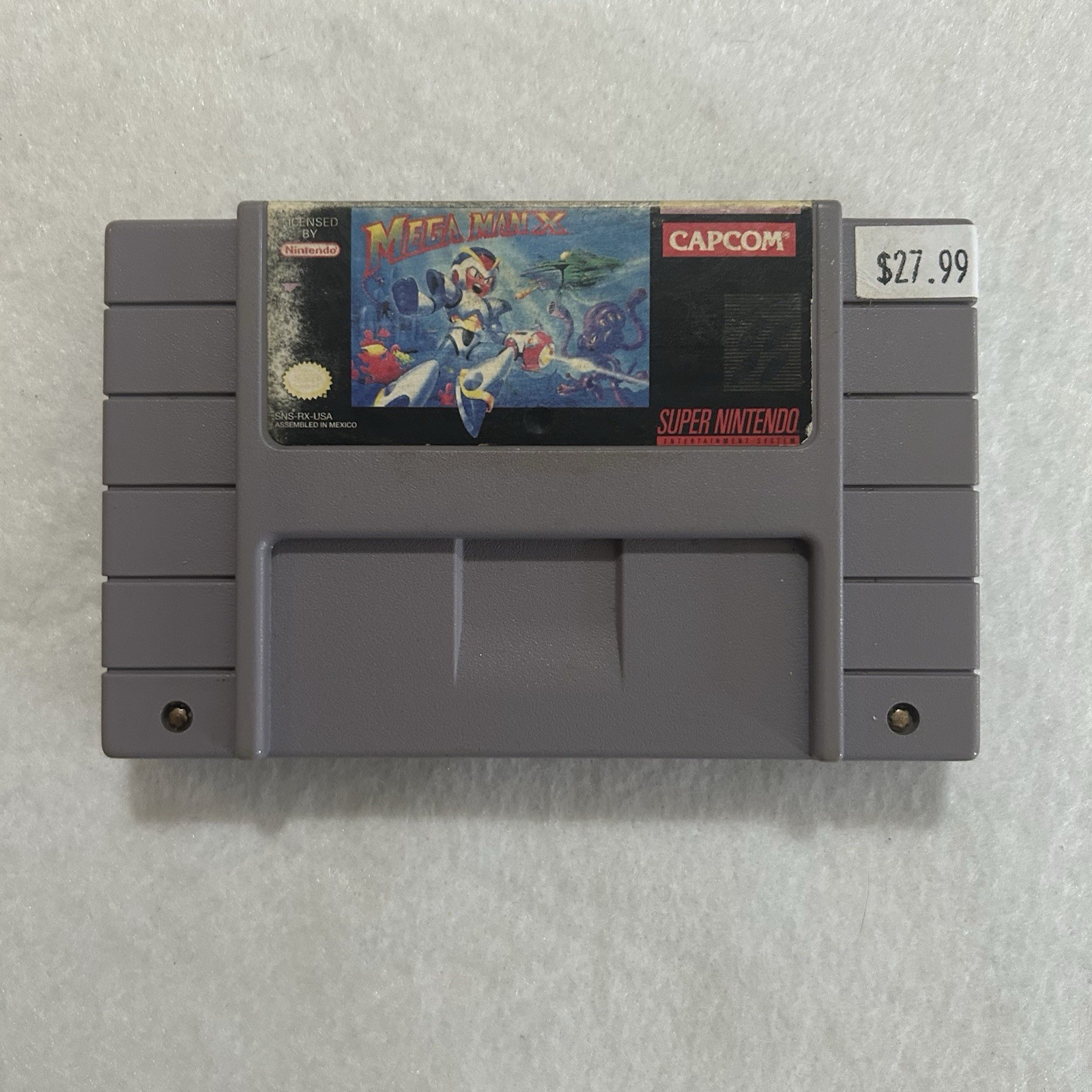 Mega Man X (Super Nintendo SNES, 1994) TESTED