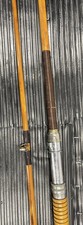 Vintage 2pc Bamboo Fishing Rod Complete Excellent Condition Cane Rod Unbranded 