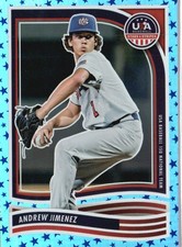 2024 Panini Stars & Stripes USA Baseball #52 Andrew Jimenez Stars