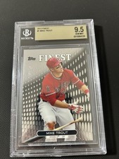 2013 Topps Finest Mike Trout #1 Los Angeles Angels BGS 9.5 🔥