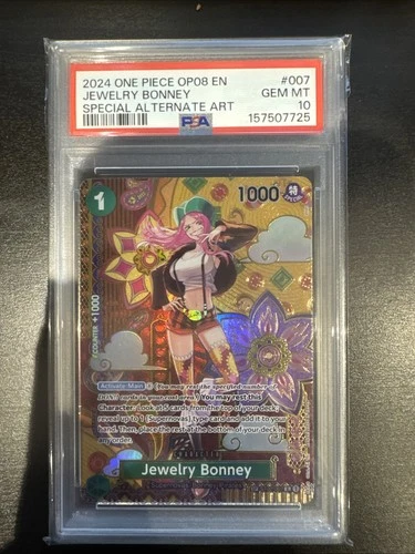 One Piece Card Game SP Alternative Art ST02-007 Jewelry Bonney PSA 10 English