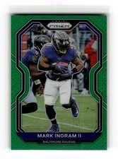 Mark Ingram II 2020 Panini Prizm #39 Baltimore Ravens Prizm Green