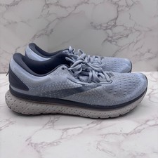 Brooks Glycerin 18 Womens 10 Wide Running Shoes Light Blue Grey 1203171D073