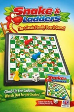 Large Magnetic Travel Board Games Snakes and Ladders Kids Family Fun Game 32x32