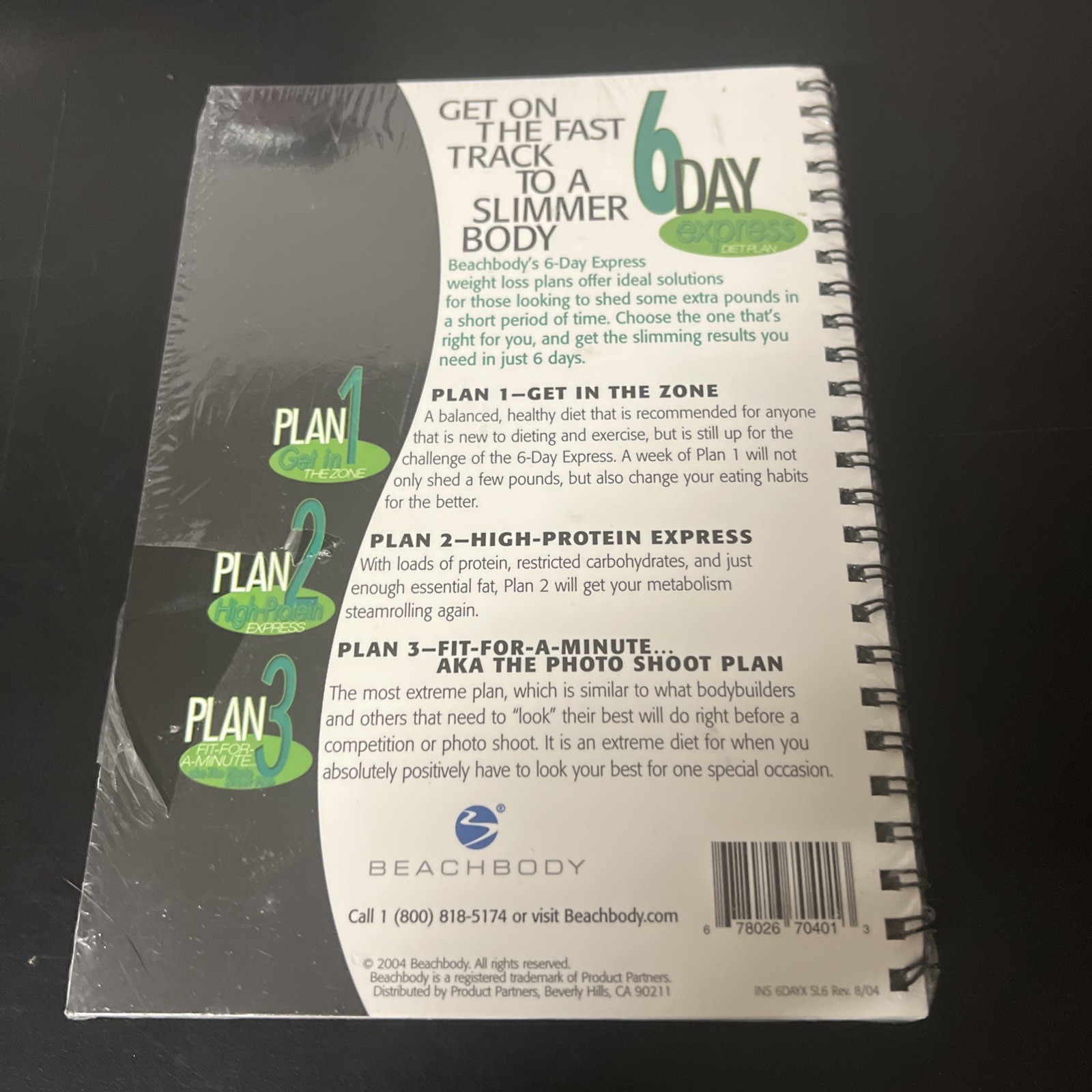 Debbie Siebers' Slim in 6 Workout, New Sealed With Book!!! Torn Seal/read