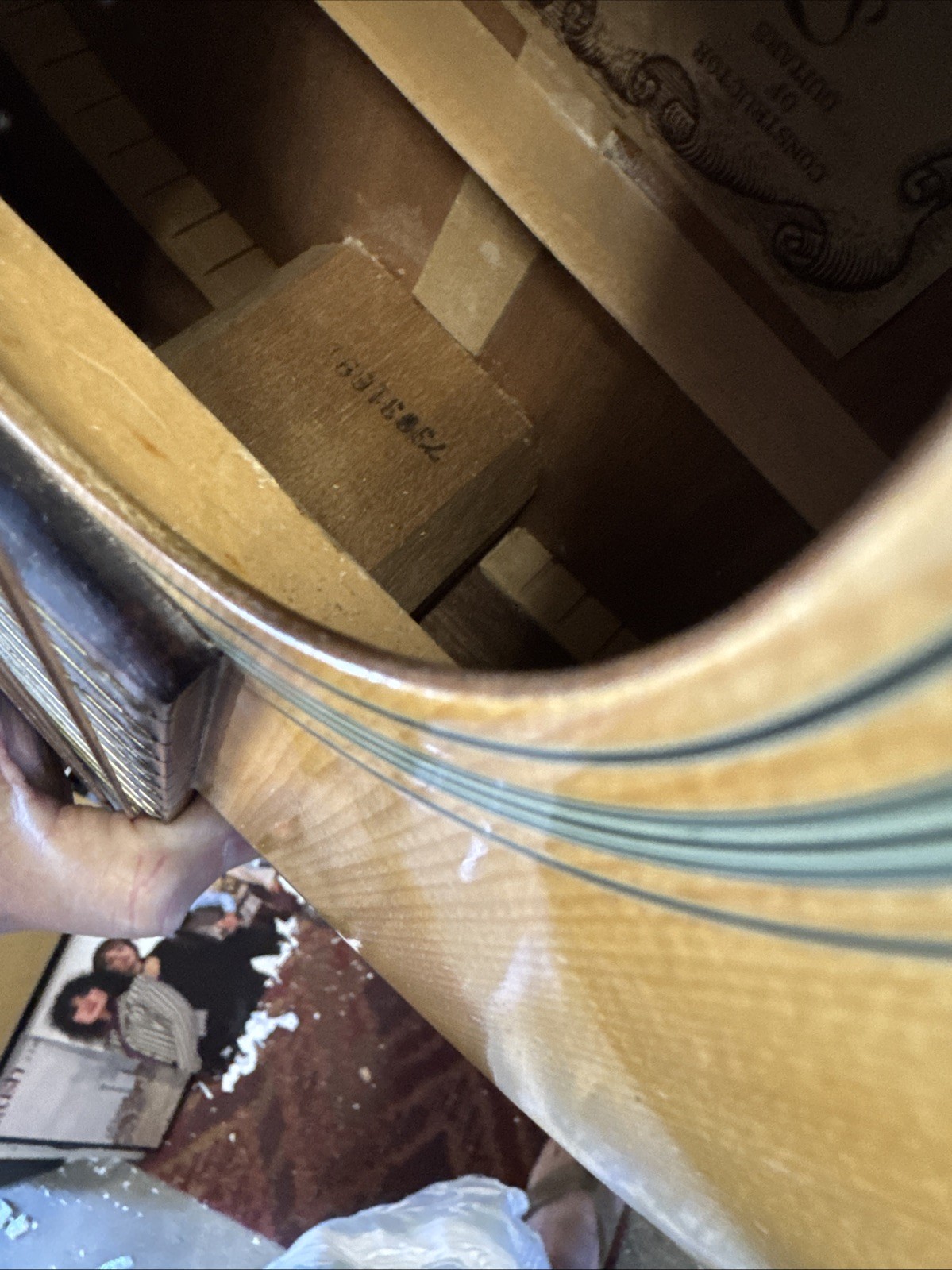 Vintage 1970's  1973 Takamine F-307  Acoustic Guitar Made In Japan NICE! +Case