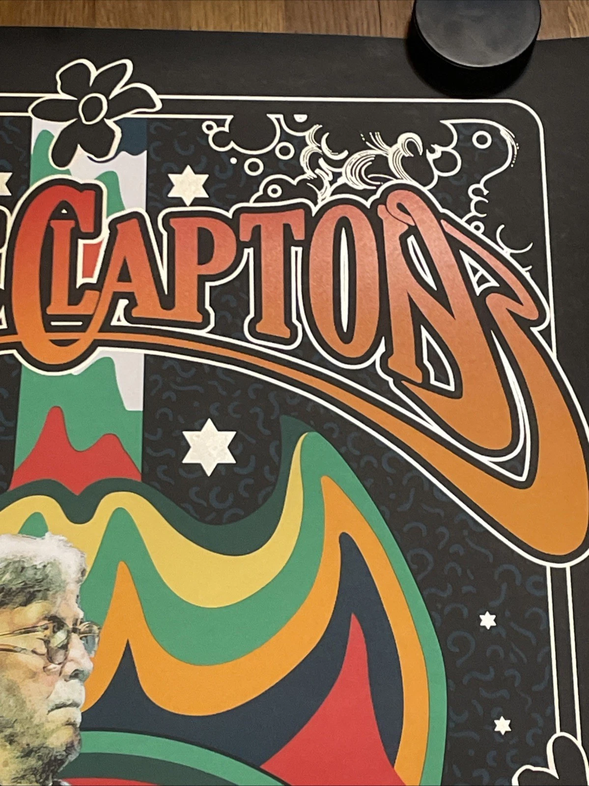 Eric Clapton 2025 Tour Numbered Vertical Poster