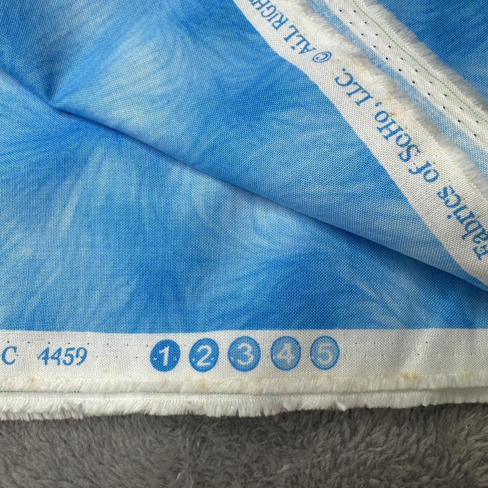 Timeless Treasures Viola Fabric Blue Aqua Tonal Tone On Tone 3 Yards Quilting