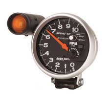 Autometer 3906 Sport-comp Tachometer 5 10k Rpm Pedestal W Ext. Shift-lite