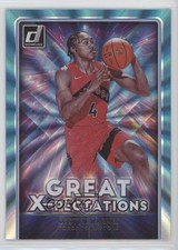 2021-22 Panini Donruss Great X-Pectations Holo Teal Laser Scottie Barnes #22 oh4