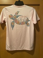 Salt Life Girl s Pink Turtle Shirt Sleeves SLX Drifit Shirt NWT Size M