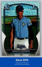 Brailer Guerrero 2023 Bowman Chrome #BCP-240 Prospects Mojo Refractor Rays AB7