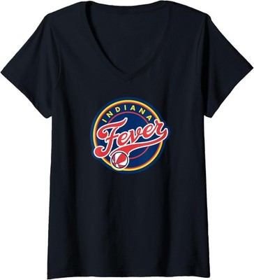 Indiana Fans - Fever Sports Basketball Logo Retro Ladies' V-Neck Tshirt