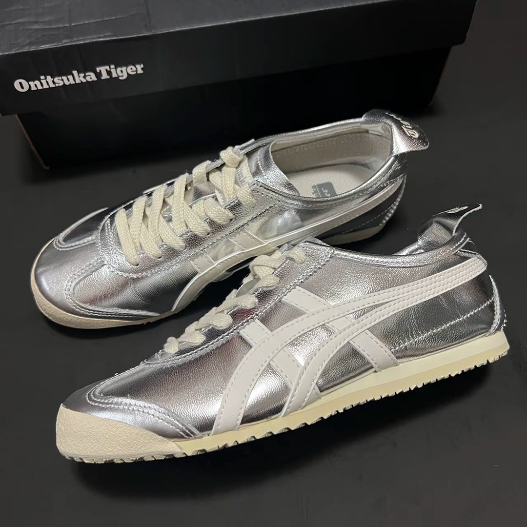 New Onitsuka Tiger MEXICO 66 SILVER WHITE THL7C2 9399 Sneaker