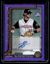 2025 Topps Pro Debut #PD-131 Jared Sundstrom Base Autographs Purple Foil #/299