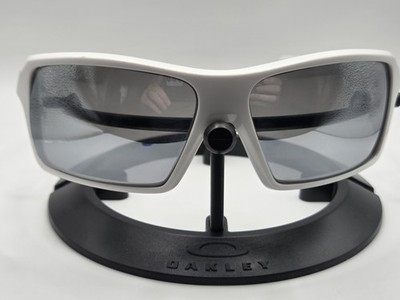 Oakley Eye Patch 03-572 Sunglasses White Frame With Mirrored Polarized Lenses