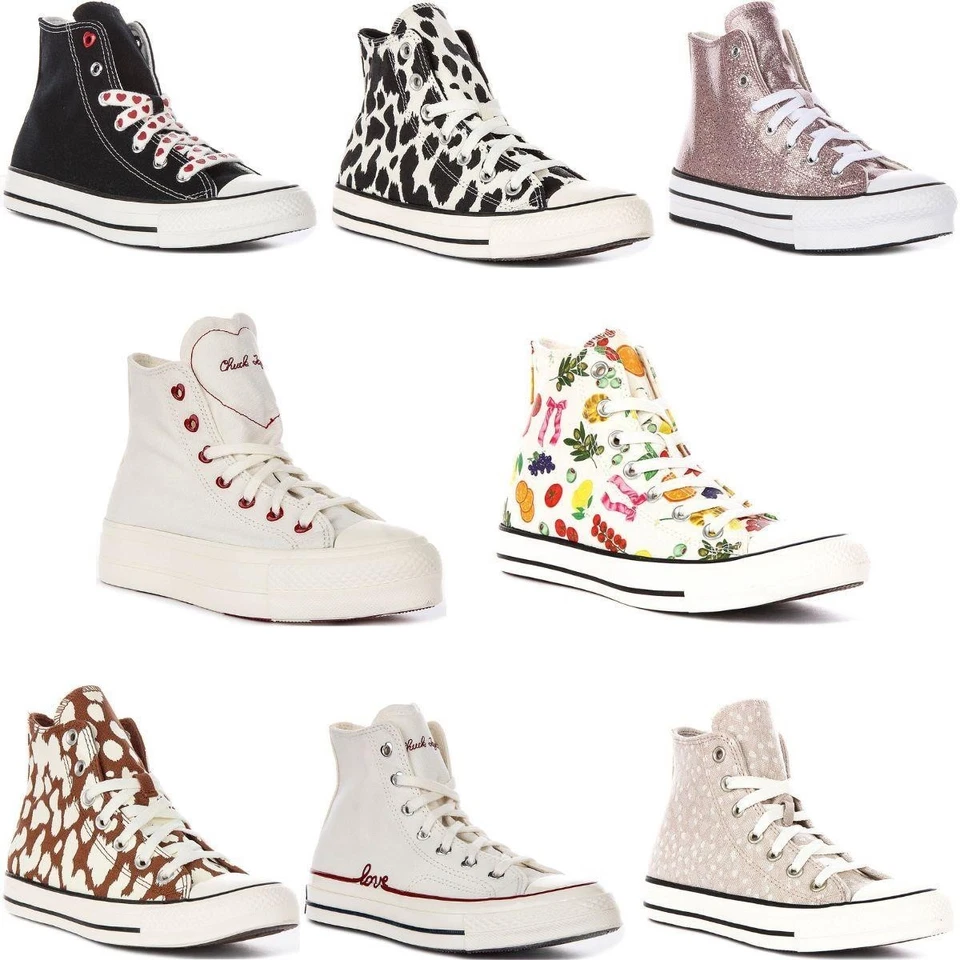 Converse Chuck Taylor All Star Hi Slip Baskets Toile Femme Blanc UK 3-8 - Photo 1/1