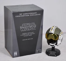 MASTER REPLICAS STAR WARS WEDGE ANTILLES X-WING HELMET 1/2 SCALED REPLICA SW-367
