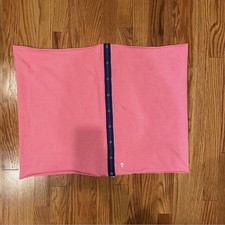 Ivivva Lululemon Kids pink and navy blue snap scarf