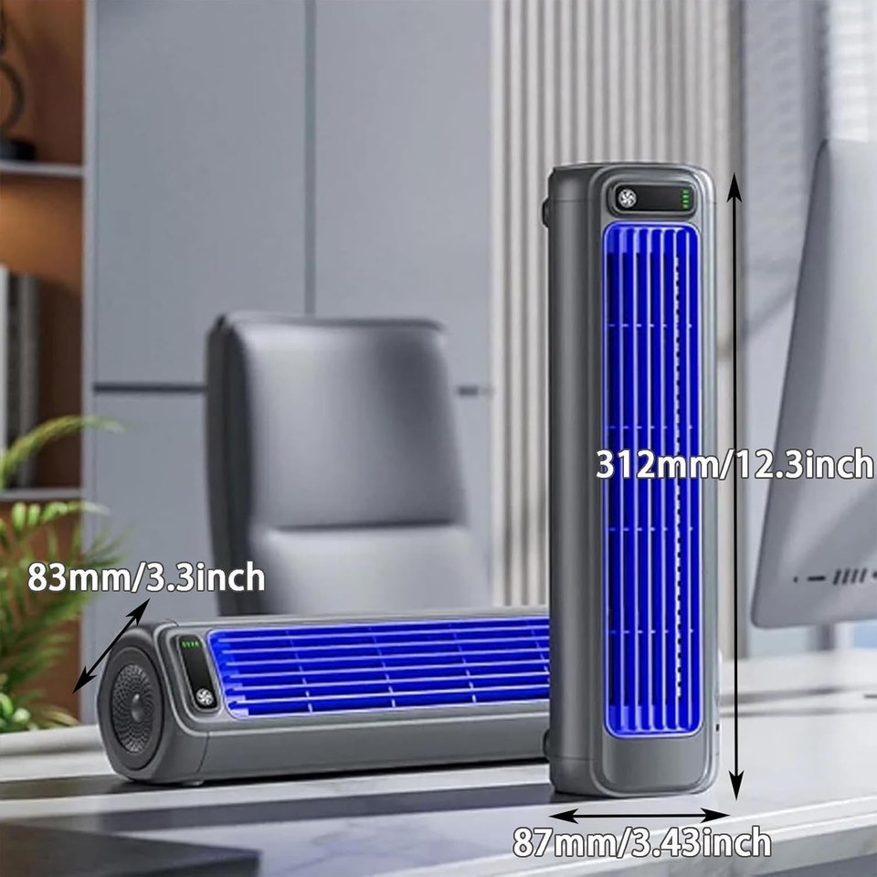 Portable Air Conditioner, Wall-Mounted or Vertical Mini AC Unit, 3 ...