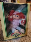 1985 Cabbage Patch Kids Doll Red Braided Hair, Blue Eyes