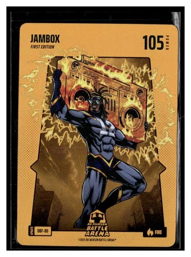 Bo Jackson Battle Arena #OBF-80 Jambox Ja Morant Orange Fire Battlefoil