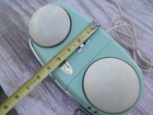 Vintage Dr. Scholls Dual Head Foot Massager Mint Green Electric Vibrating No.411 — photo 10