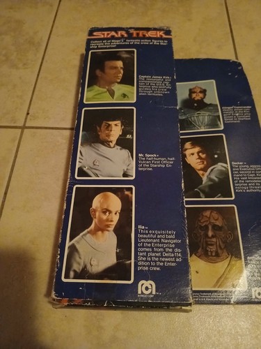 1979 Mego Star Trek  Spock 12" Empty Box Plus Walter Koenig Signed - Picture 5 of 7