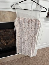 womens lulus dress medium white