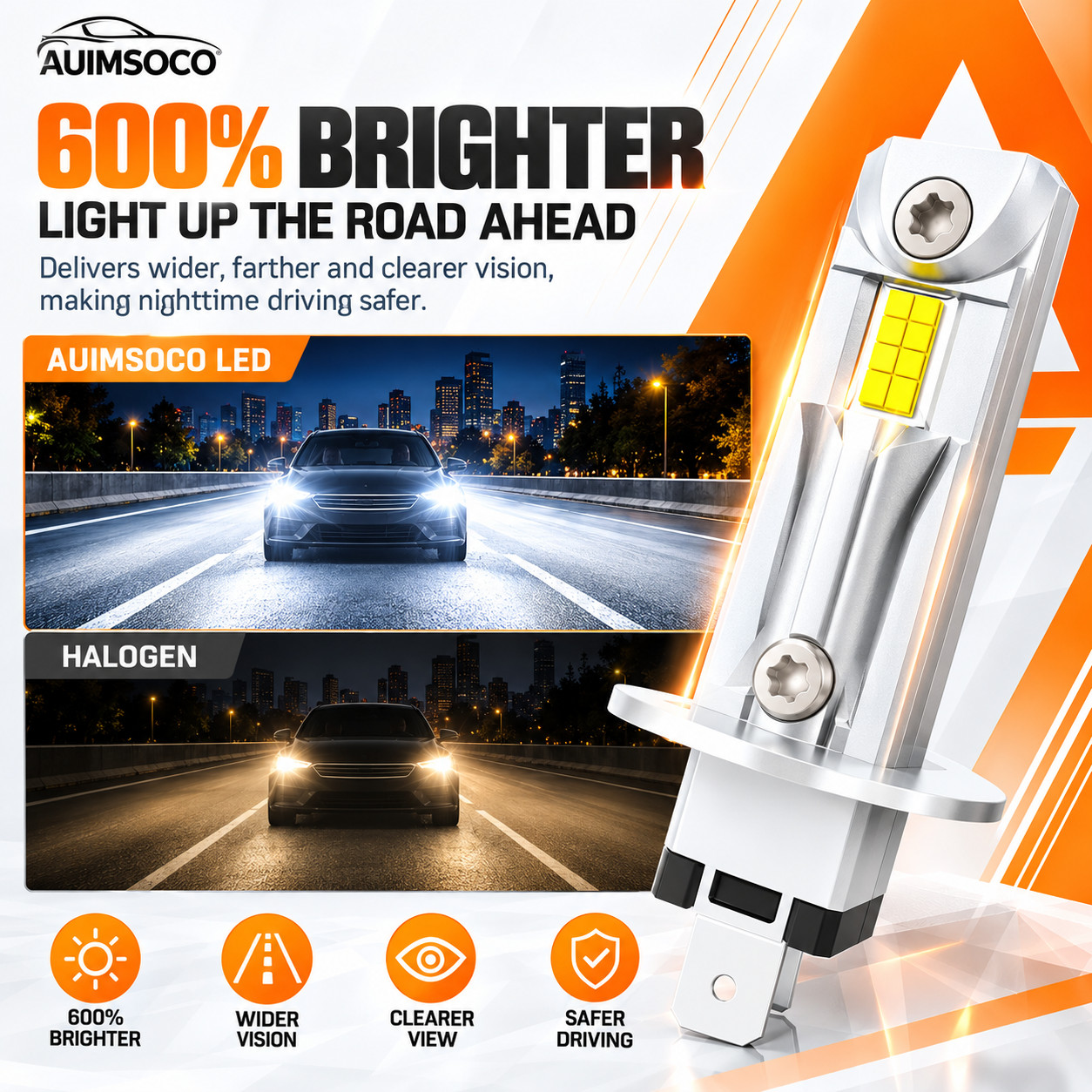 Aston Martin Vanquish 2001-2006 Headlight bulbs 4 pcs