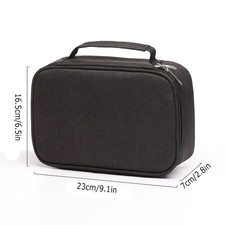 72 Holes Colored Lead Pencils Storage Bag Black Red Colors Large Capacity Case B