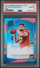 2017 Panini Donruss Optic PATRICK MAHOMES II #177 Pink Prizm Rookie PSA 10