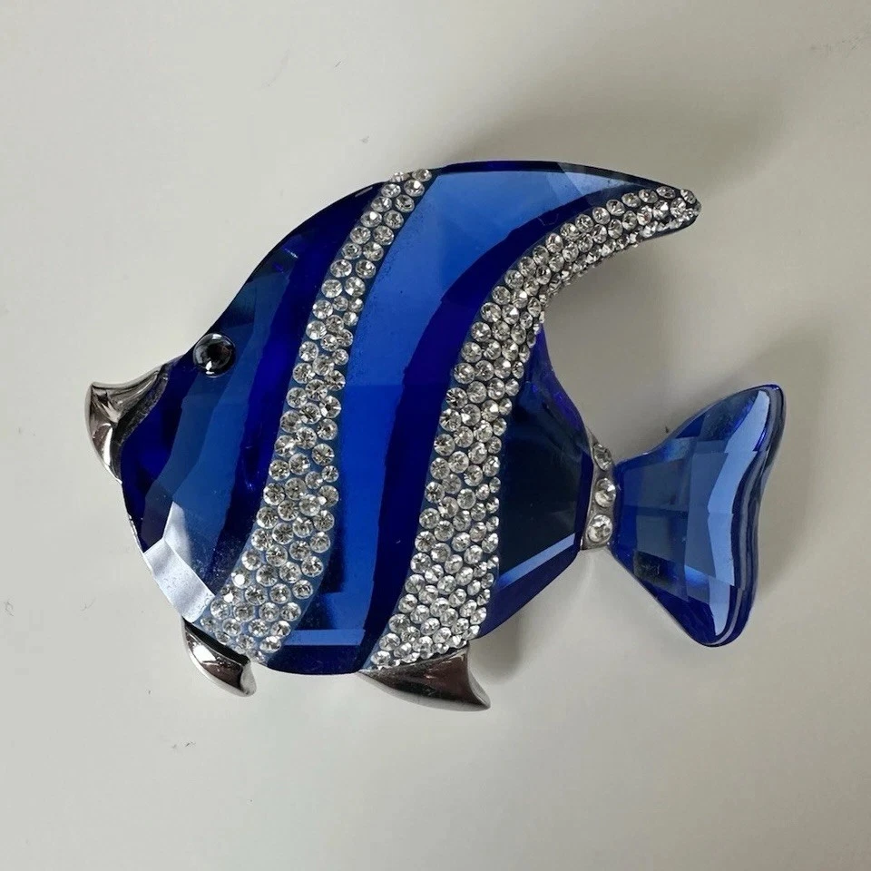 swarovski fish brooch products for sale | eBay
